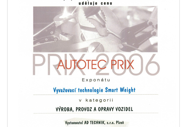 Autotec 2006 - cena Grand Prix