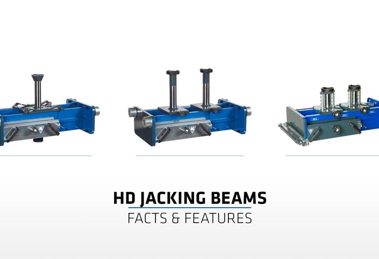 Heavy duty jacking beams, product range tour - facts & features by AC Hydraulic