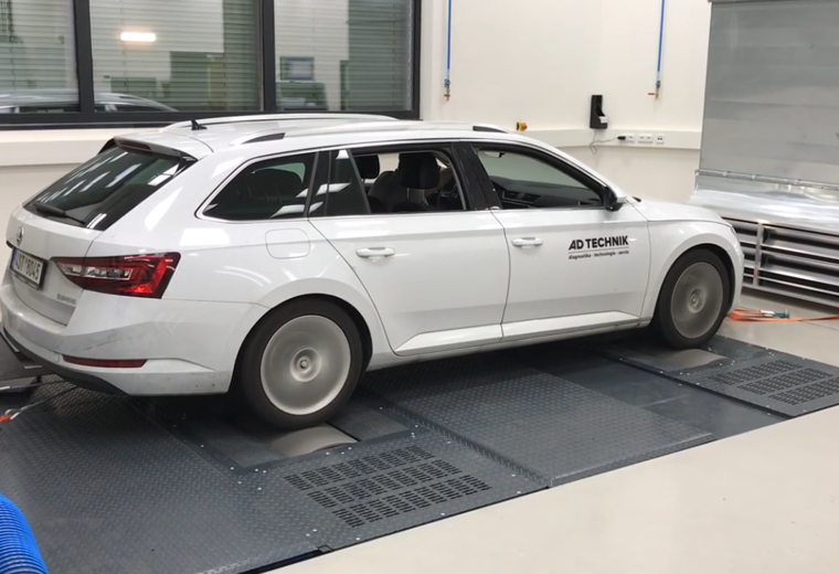 Výkonová zkušebna MAHA MSR 500 4WD - Montáž na VŠB Ostrava