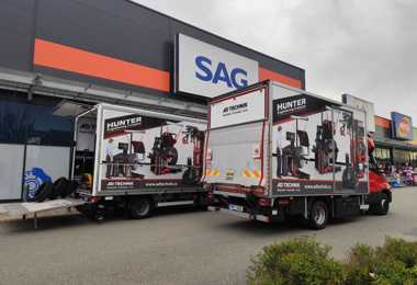 Základní flotila předváděcích dodávek AD Technik